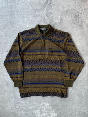 Casual Polo shirt Pria multicolor