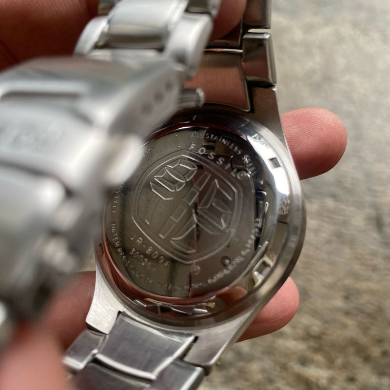 Fossil Y2K Luxury Pria silver blue, foto 4