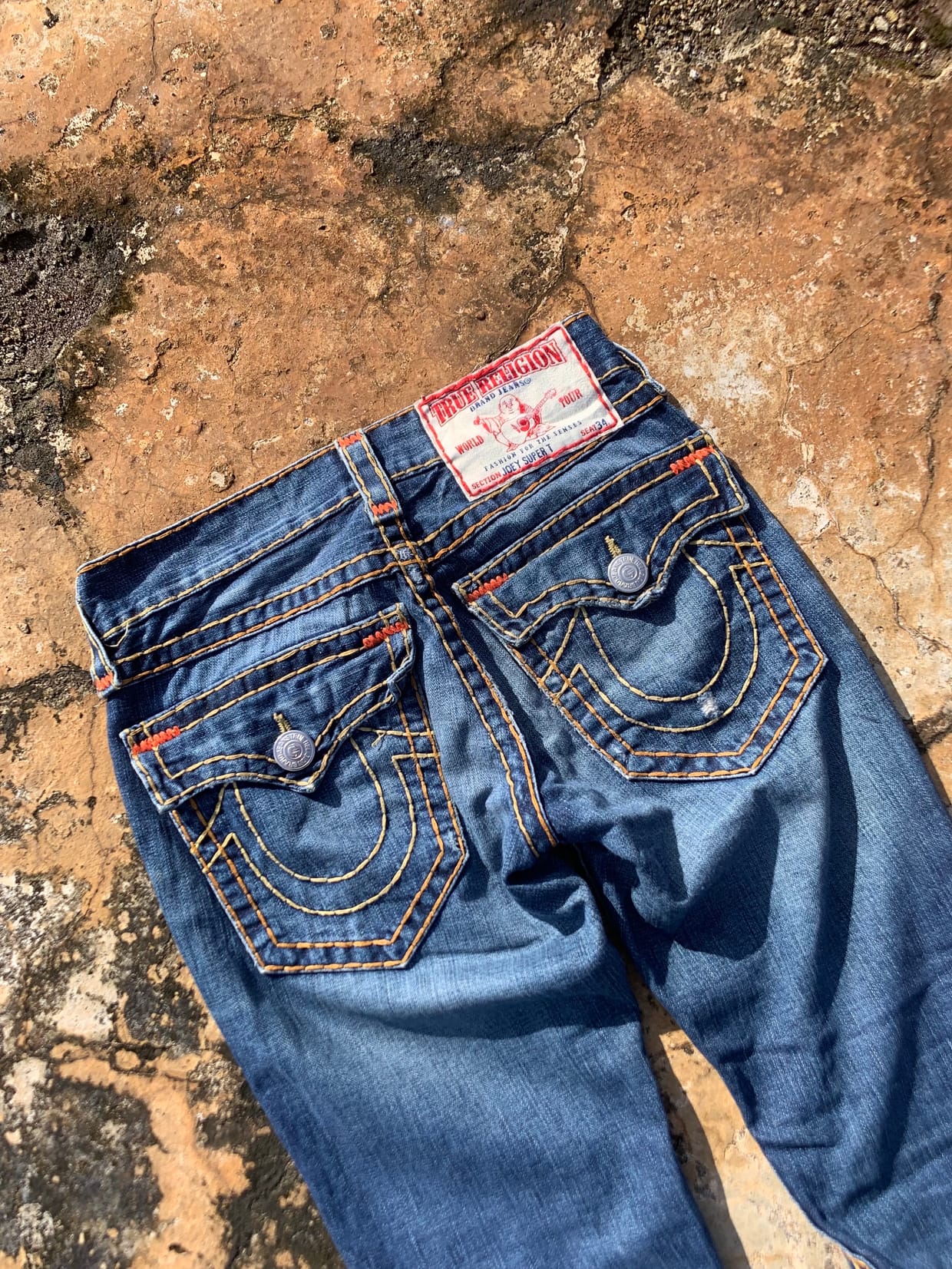 True Religion Vintage Jeans Pria navy