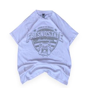Gildan Vintage T-shirt Pria white