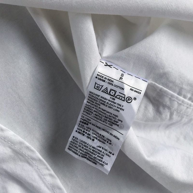 GAP Casual T-shirt Pria white, foto 7