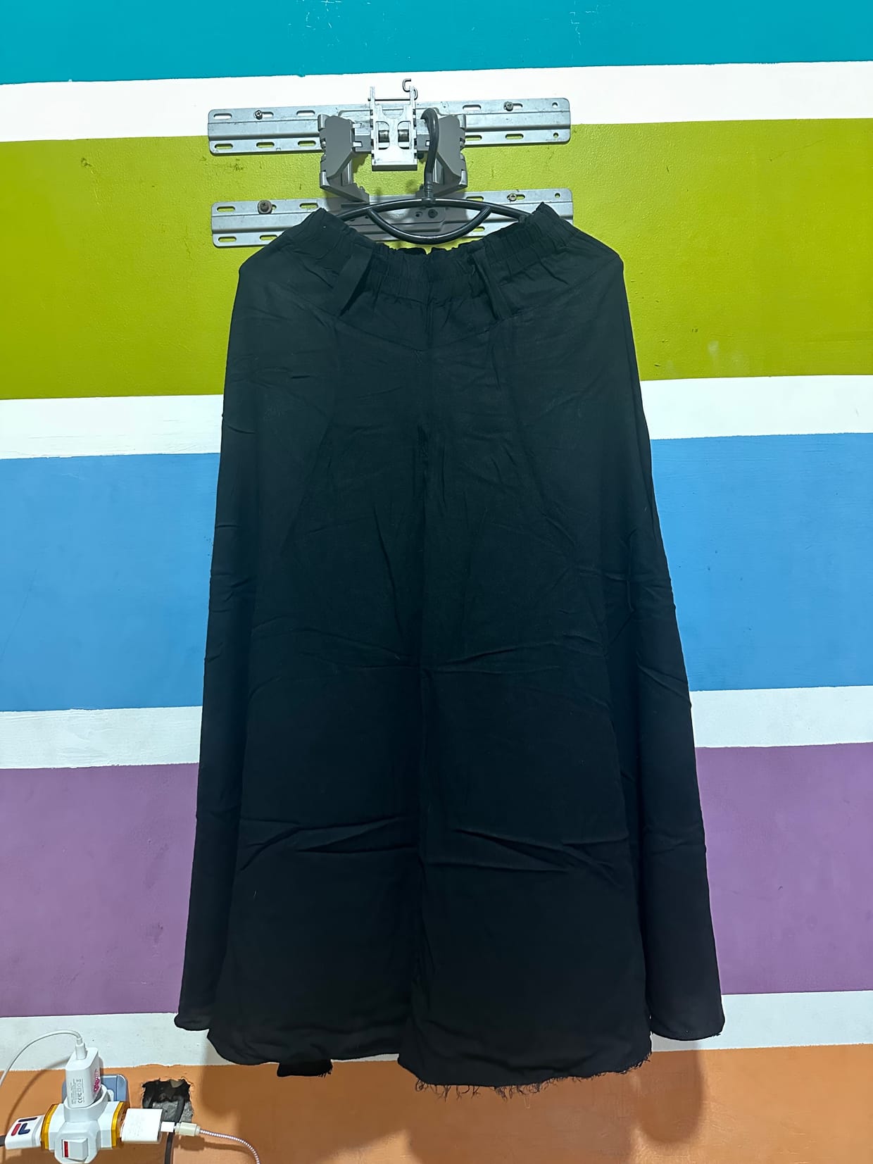 Casual Maxi skirt Wanita black