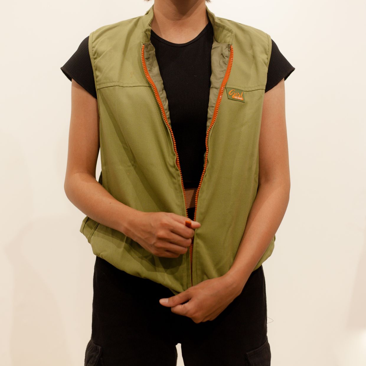 girl scout vest 😺 P :