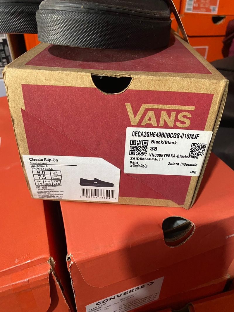 VANS Skater Sneakers Pria black, foto 4