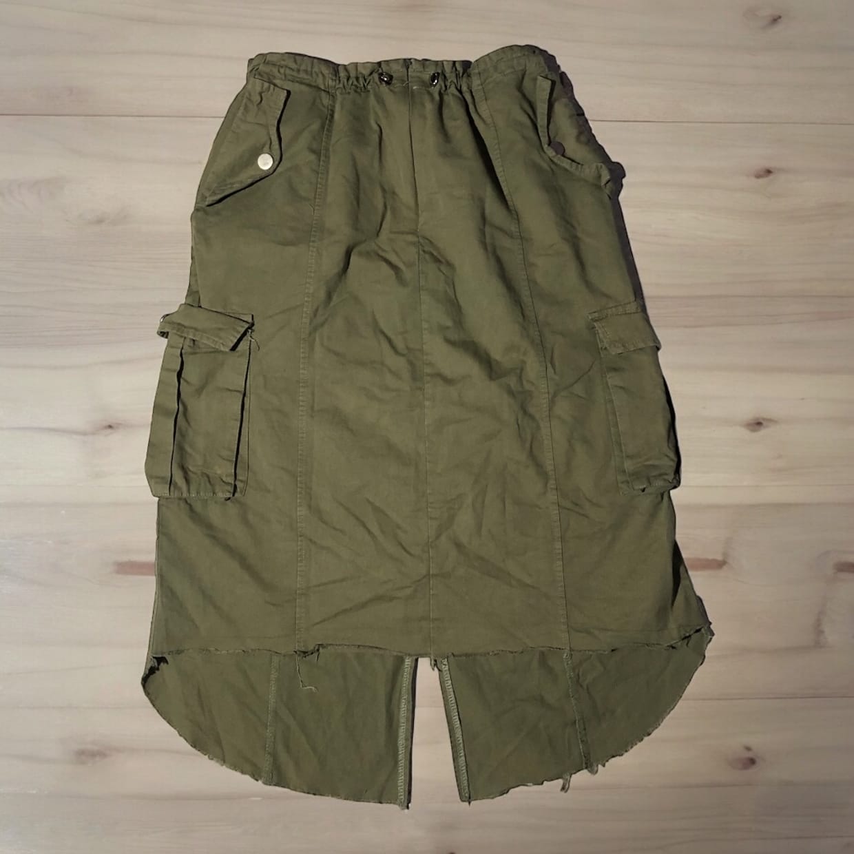 Y2K Reworked Skirt Wanita green