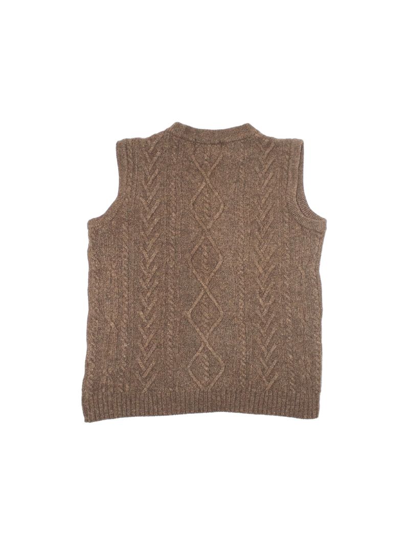 Y2K Minimalist Vest Pria brown, foto 2
