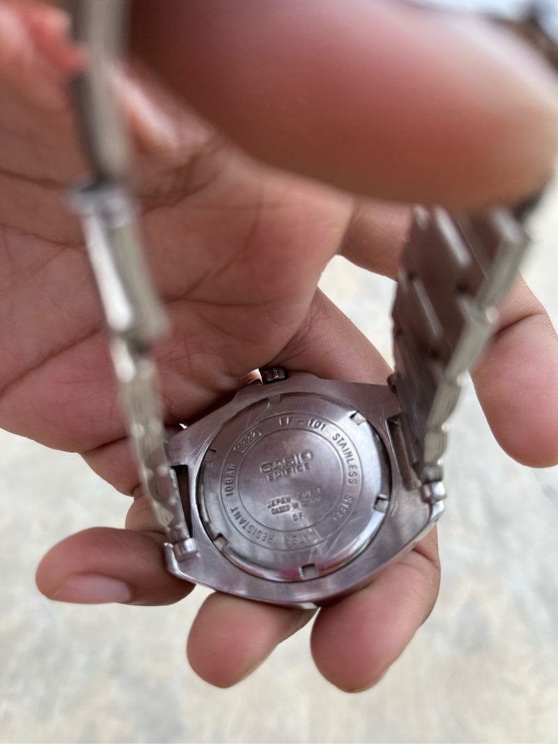 Casio Casual Pria silver, foto 3