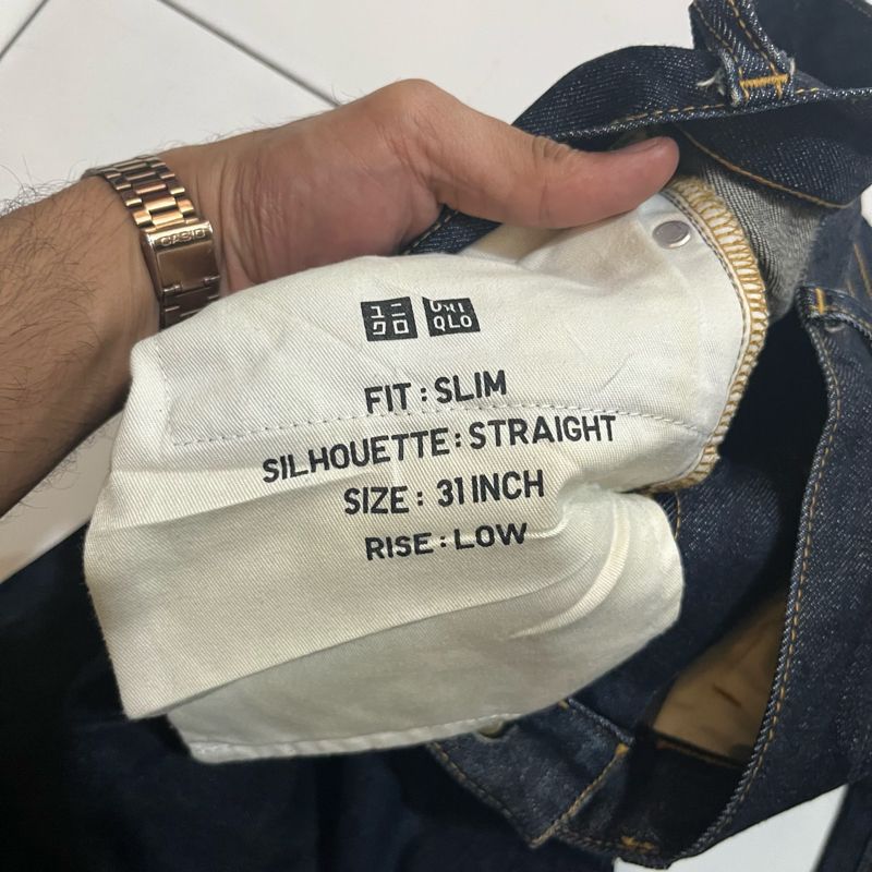Uniqlo Casual Pria navy, foto 3