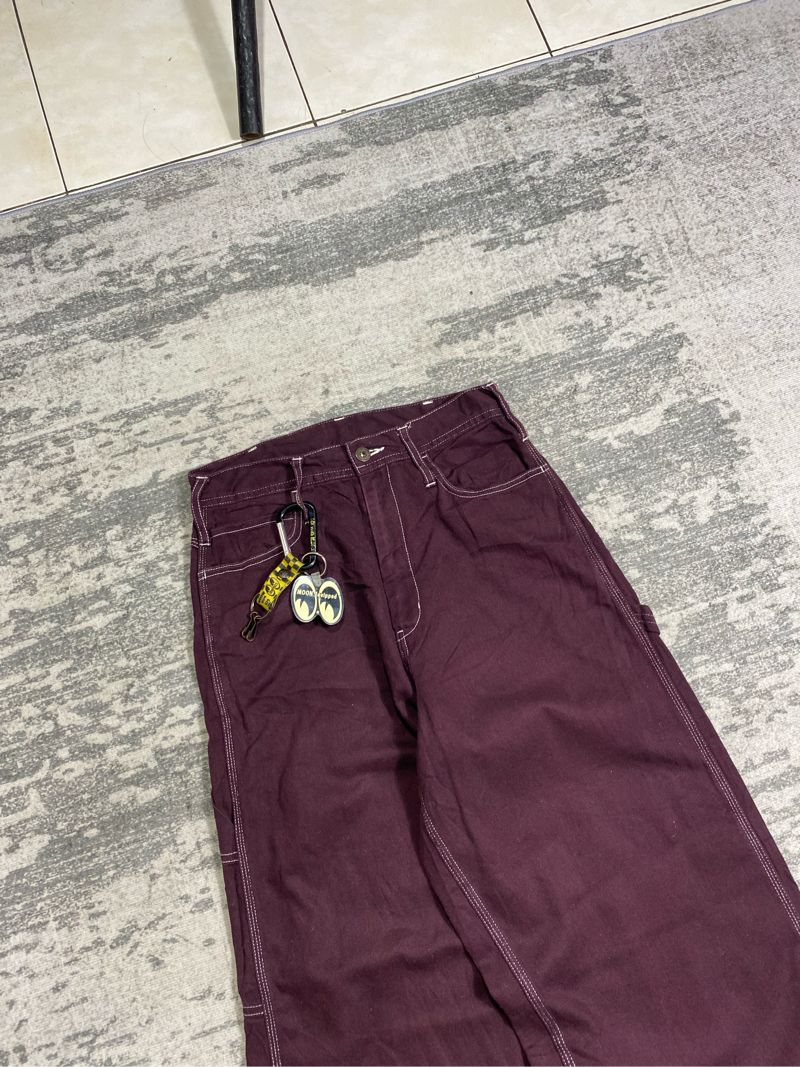 Global Work Vintage Y2K Jeans Pria red, foto 4