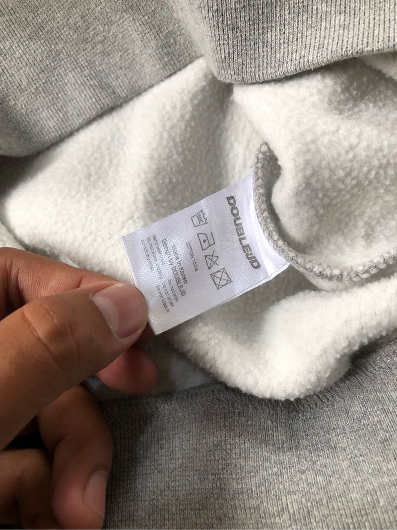 Luxury Minimalist Sweatshirt Pria gray, foto 5