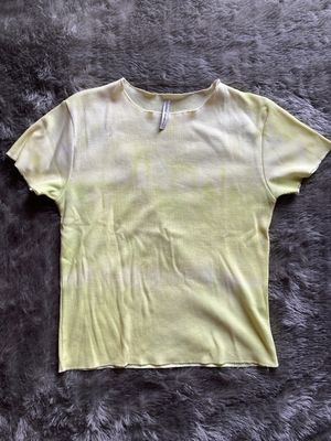 COLORBOX Casual Crop top Wanita yellow