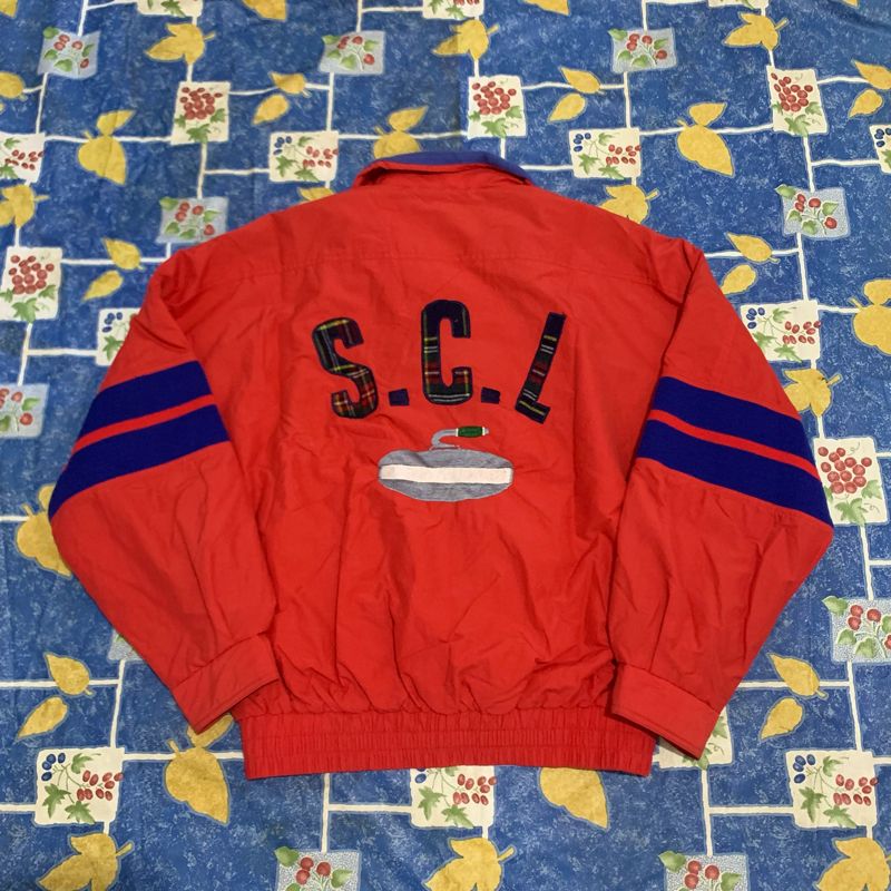 Daniel Hechter Vintage Casual Bomber jacket Pria red, foto 6