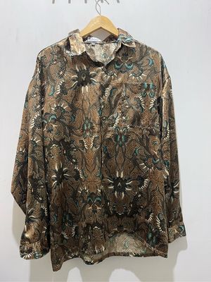 Batik Formal shirt Pria brown