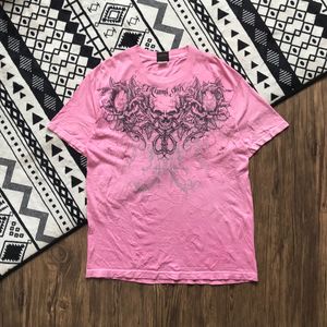 Vintage T-shirt Pria pink