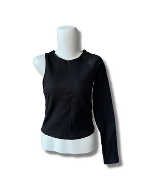 ZARA Y2K Grunge Shirt Wanita black