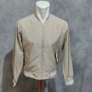 Juicy Couture Biker Casual Bomber jacket Wanita tan