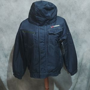 Biker Bomber jacket Pria navy