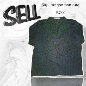 Casual Blouse Wanita black