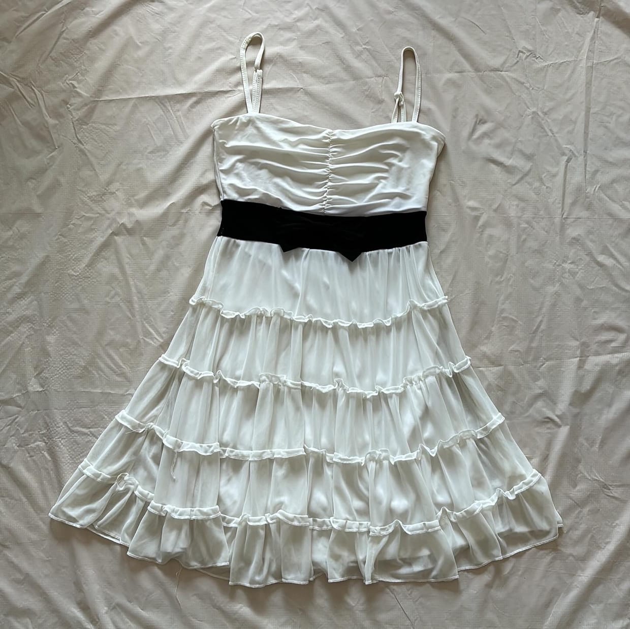 Vintage Coquette Summer dress Wanita white