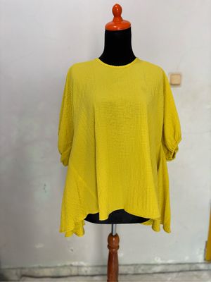 Casual Blouse Wanita yellow