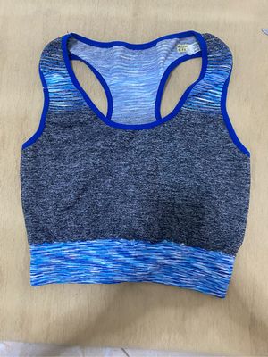 Sportswear Casual Bra Wanita gray blue