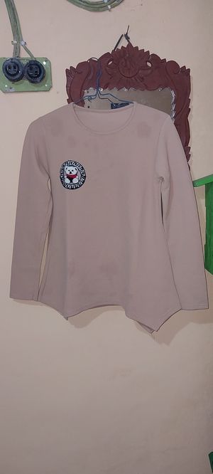 Coquette Casual Sweatshirt Wanita tan