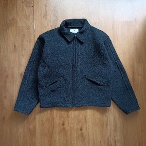 Casual Reworked Leather jacket Pria black