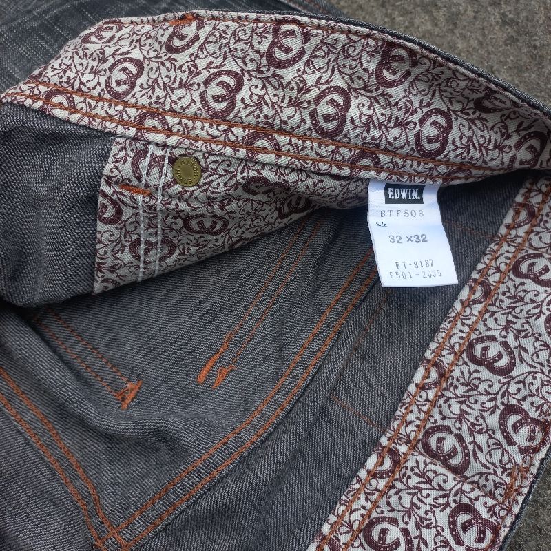 EDWIN Vintage Y2K Jeans Pria gray, foto 2