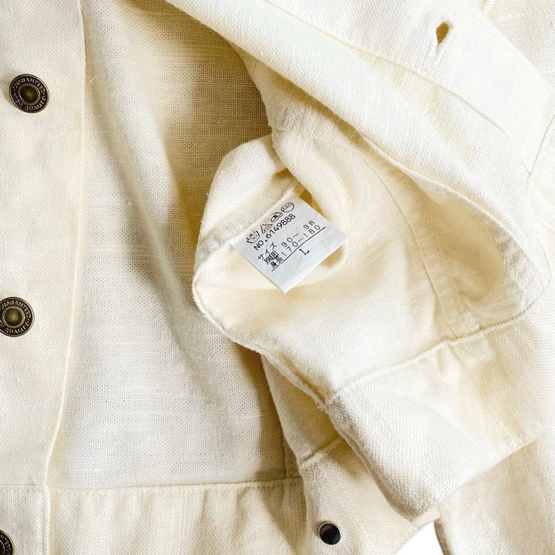Casual Denim jacket Pria cream, foto 5