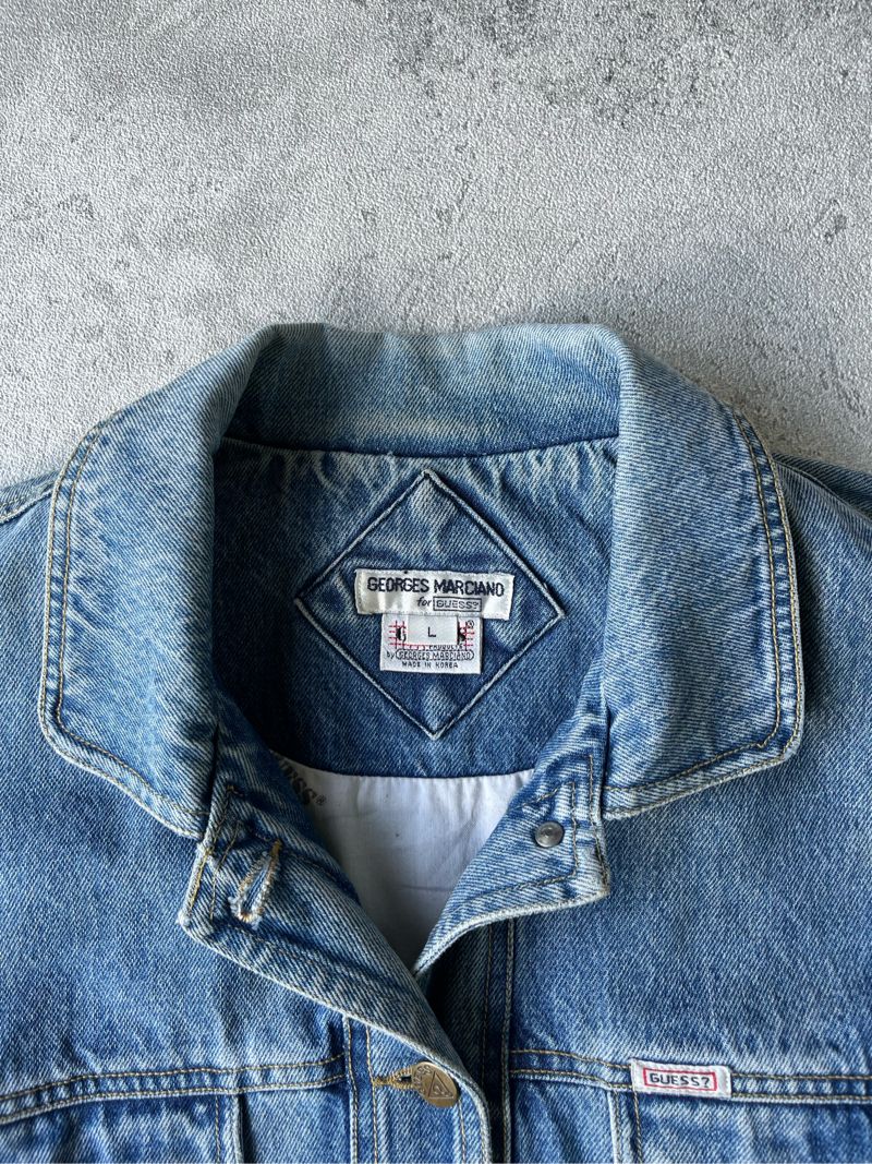 Guess Vintage Denim jacket Pria blue, foto 4