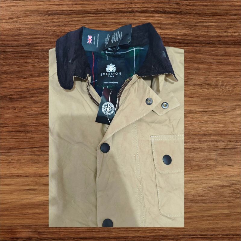 Luxury Casual Leather jacket Pria tan, foto 2