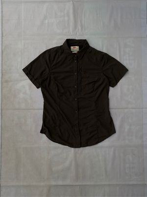Fjällräven Streetwear Casual Blouse Wanita gray