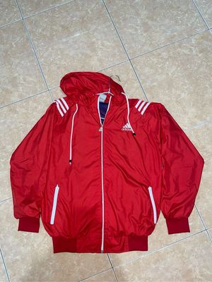 Adidas Streetwear Sportswear Track jacket Pria white red