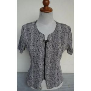 Casual Blouse Wanita silver