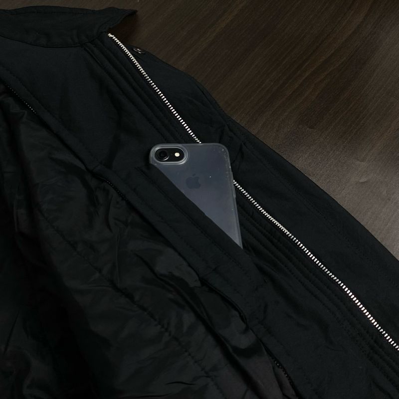 Casual Harrington jacket Pria black, foto 8