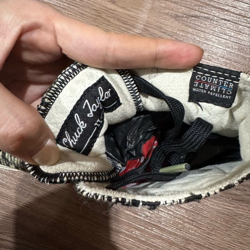 Converse Casual Sneakers Pria white black, foto 6