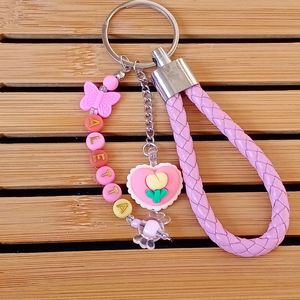 Vintage Casual Wanita multicolor pink
