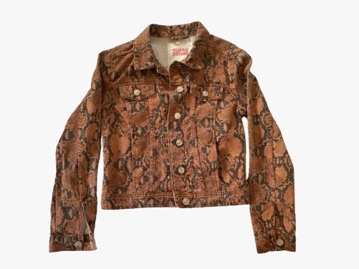 Cotton On Casual Denim jacket Wanita brown