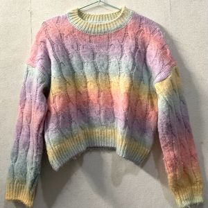 Casual Sweater Wanita multicolor