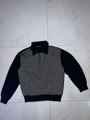 Luxury Casual Sweatshirt Pria black gray