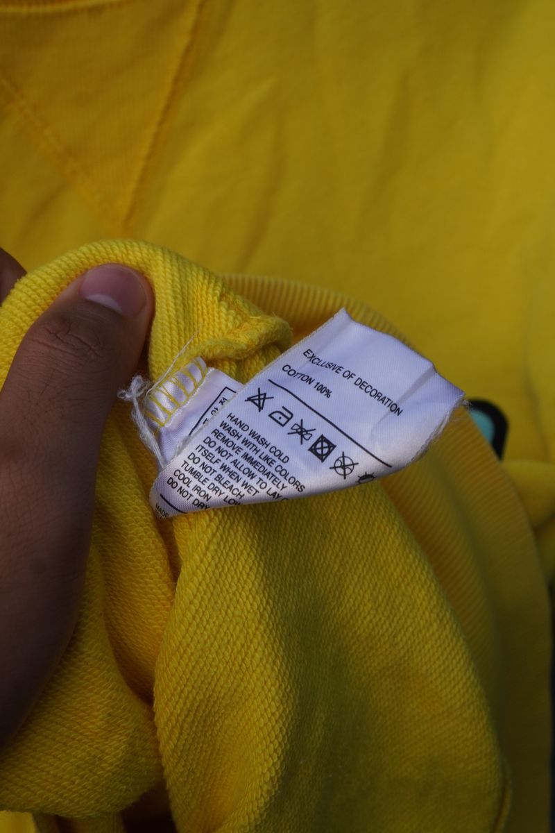 Pancoat Casual Sweatshirt Pria yellow, foto 4