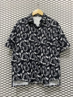 Y2K Casual Casual shirt Pria white black