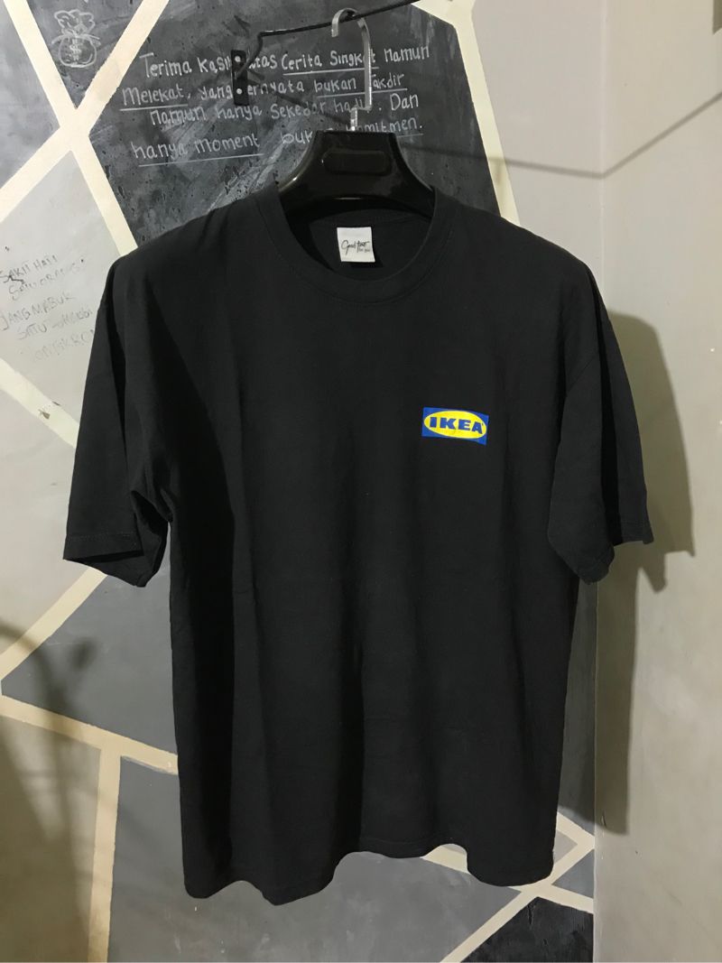Ikea Casual T-shirt Pria black, foto 2
