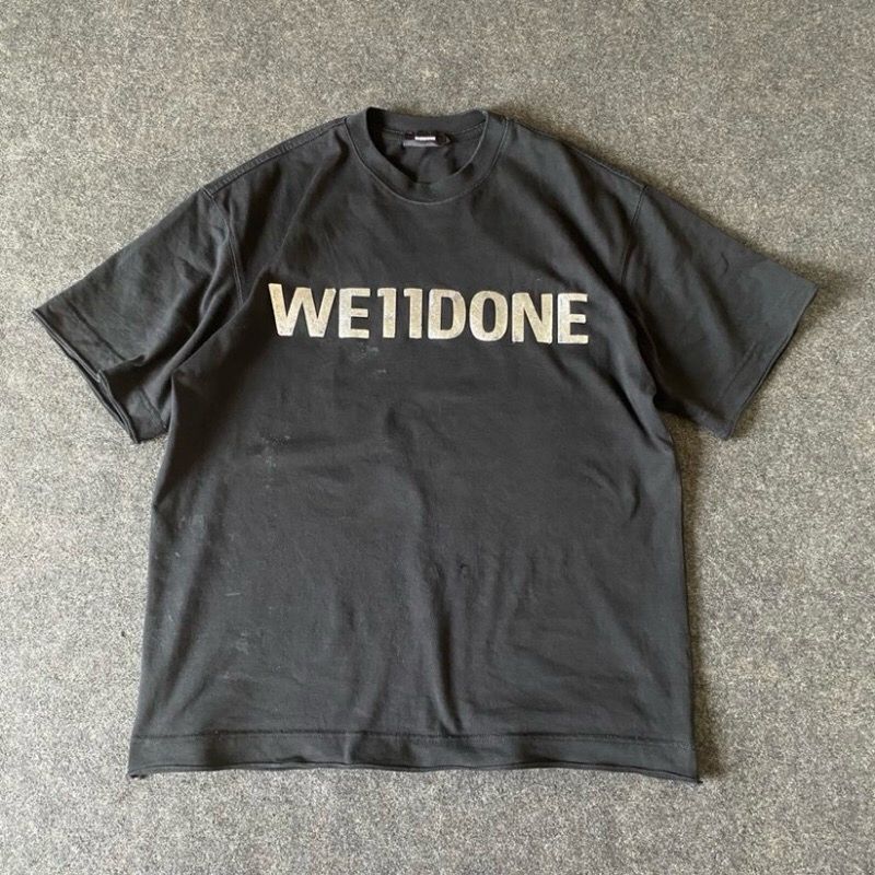 We11Done Streetwear T-shirt Pria black Preloved