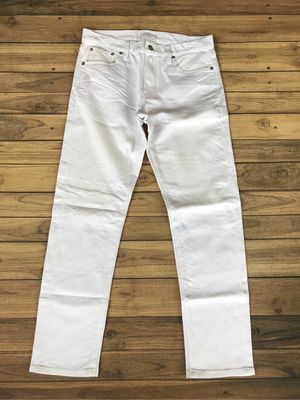 Uniqlo Streetwear Jeans Pria white