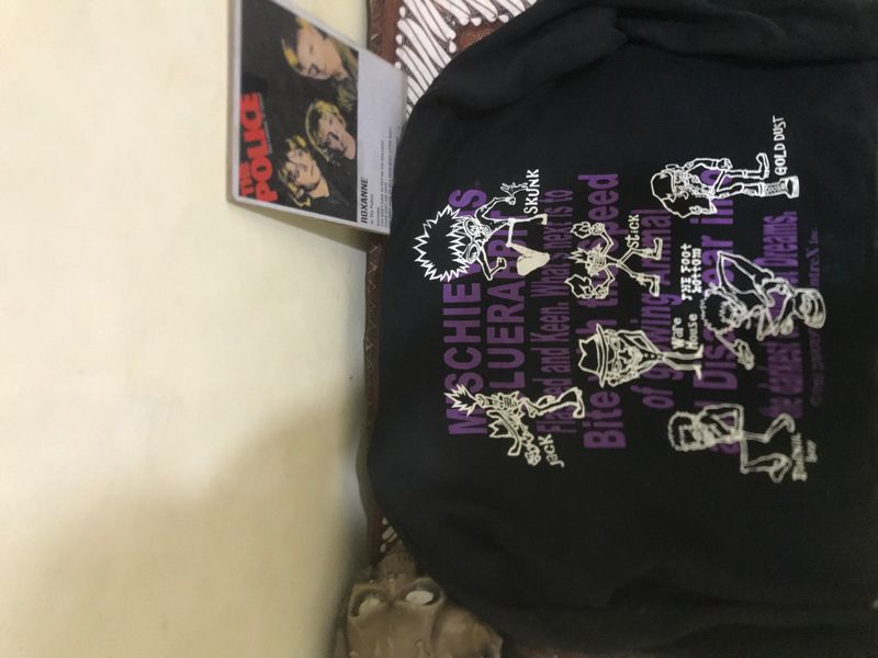 Y2K Sweater Pria purple black, foto 3