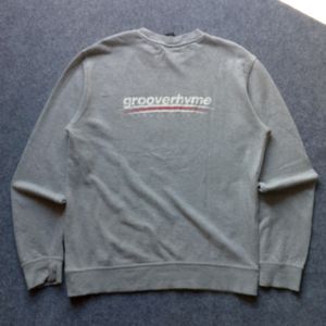 Grooverhyme Casual Sweatshirt Pria gray