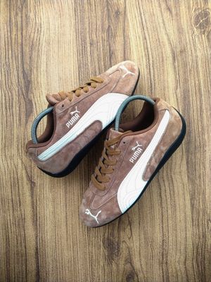 Puma Minimalist Casual Sneakers Wanita brown