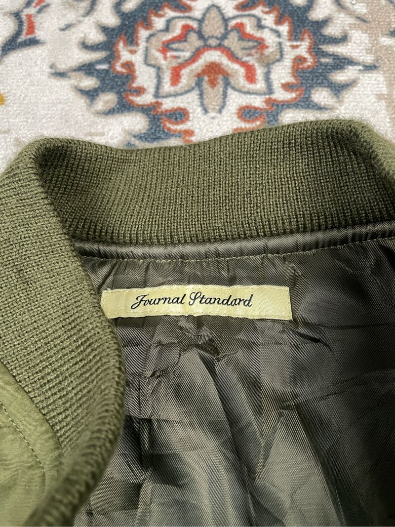 JOURNAL STANDARD Casual Bomber jacket Pria green, foto 6