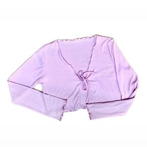 Cottagecore Coquette Cardigan Wanita pink